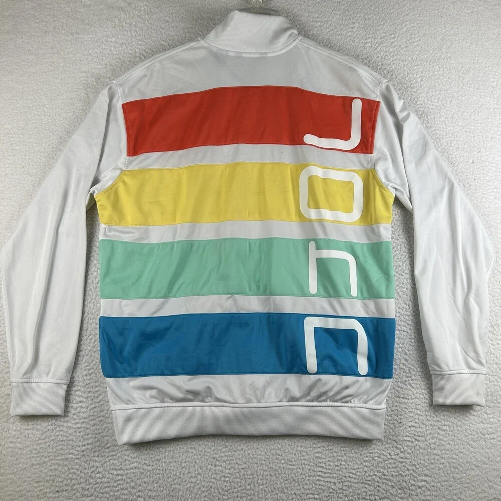 Vintage Sean John Jacket Mens XL Multicolor Colorblock Full Zip Track Y2K 90s